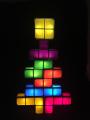 TACTBIT Rechargeable Tetris Retro Game Style Stackable Multi-color LED Lamp